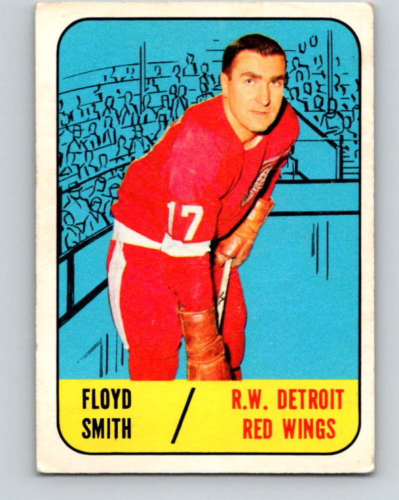 1967-68 Topps #52 Floyd Smith Detroit Red Wings V808