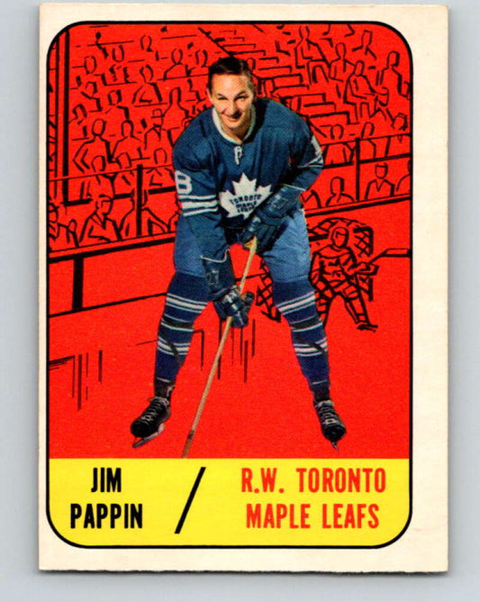 1967-68 Topps #78 Jim Pappin  Toronto Maple Leafs  V840