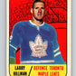 1967-68 Topps #80 Larry Hillman  Toronto Maple Leafs  V841