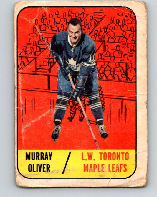 1967-68 Topps #82 Murray Oliver  Toronto Maple Leafs  V844