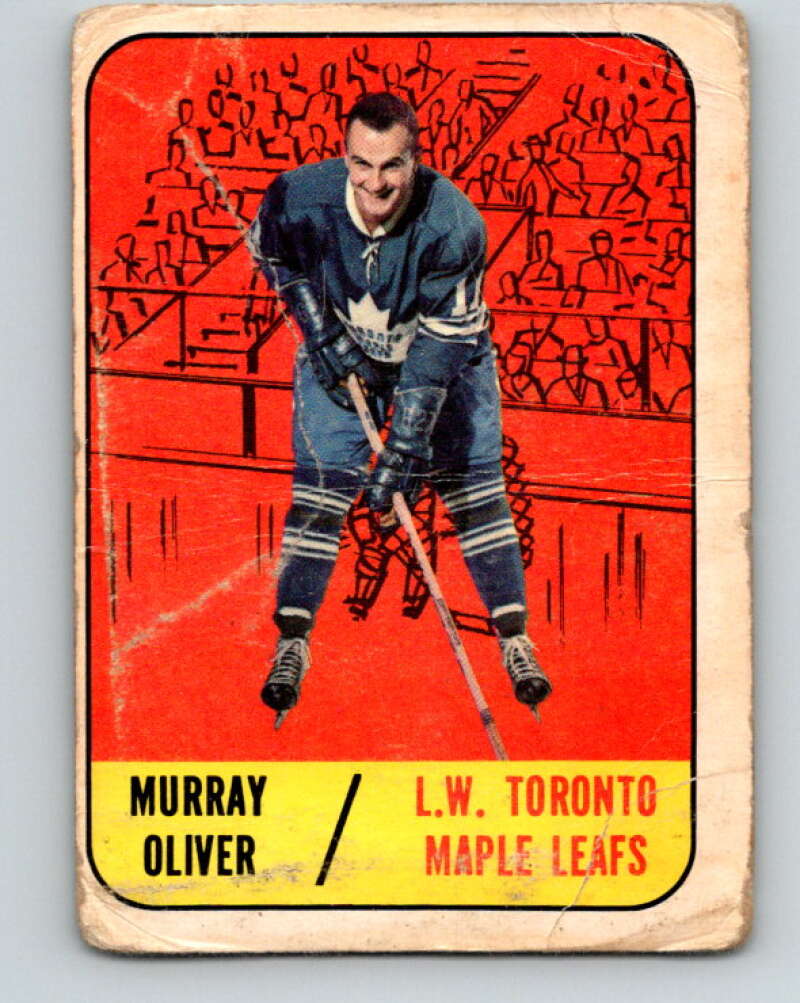 1967-68 Topps #82 Murray Oliver  Toronto Maple Leafs  V844