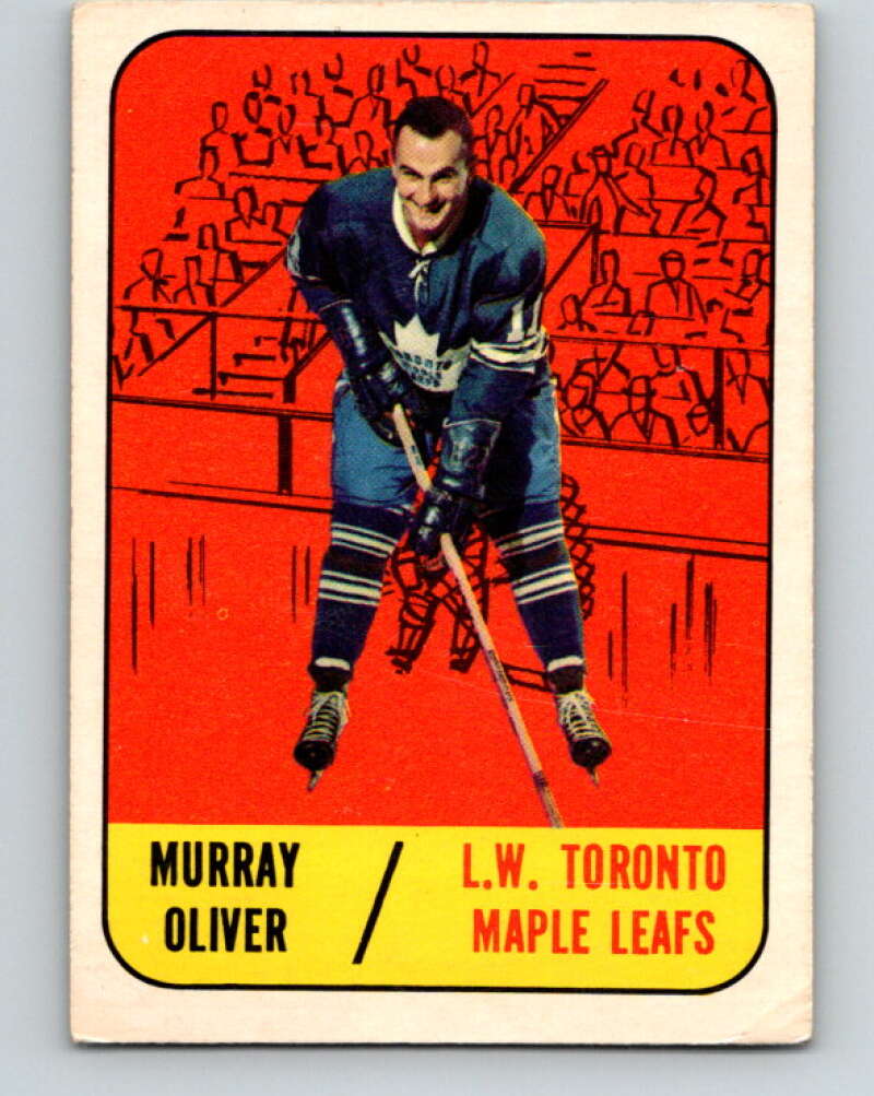 1967-68 Topps #82 Murray Oliver Toronto Maple Leafs V845
