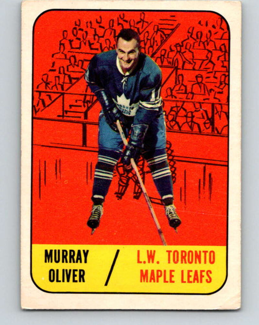 1967-68 Topps #82 Murray Oliver  Toronto Maple Leafs  V845