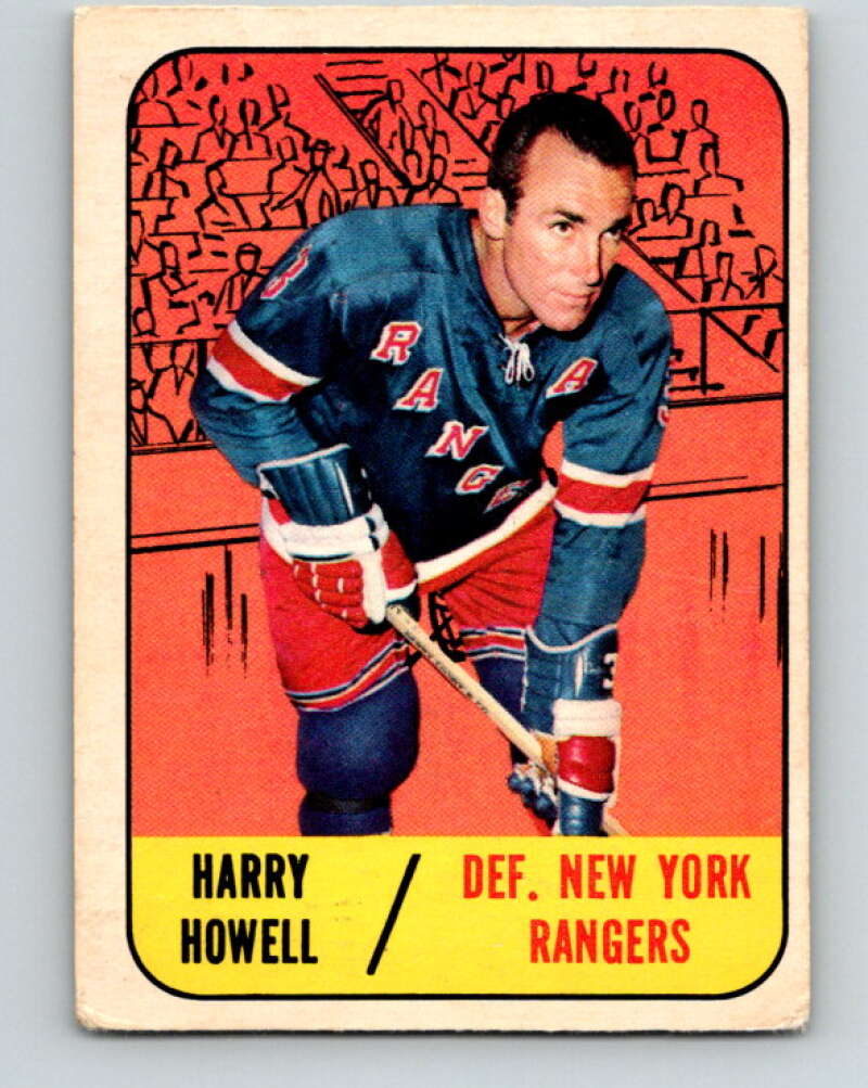 1967-68 Topps #84 Harry Howell New York Rangers V848