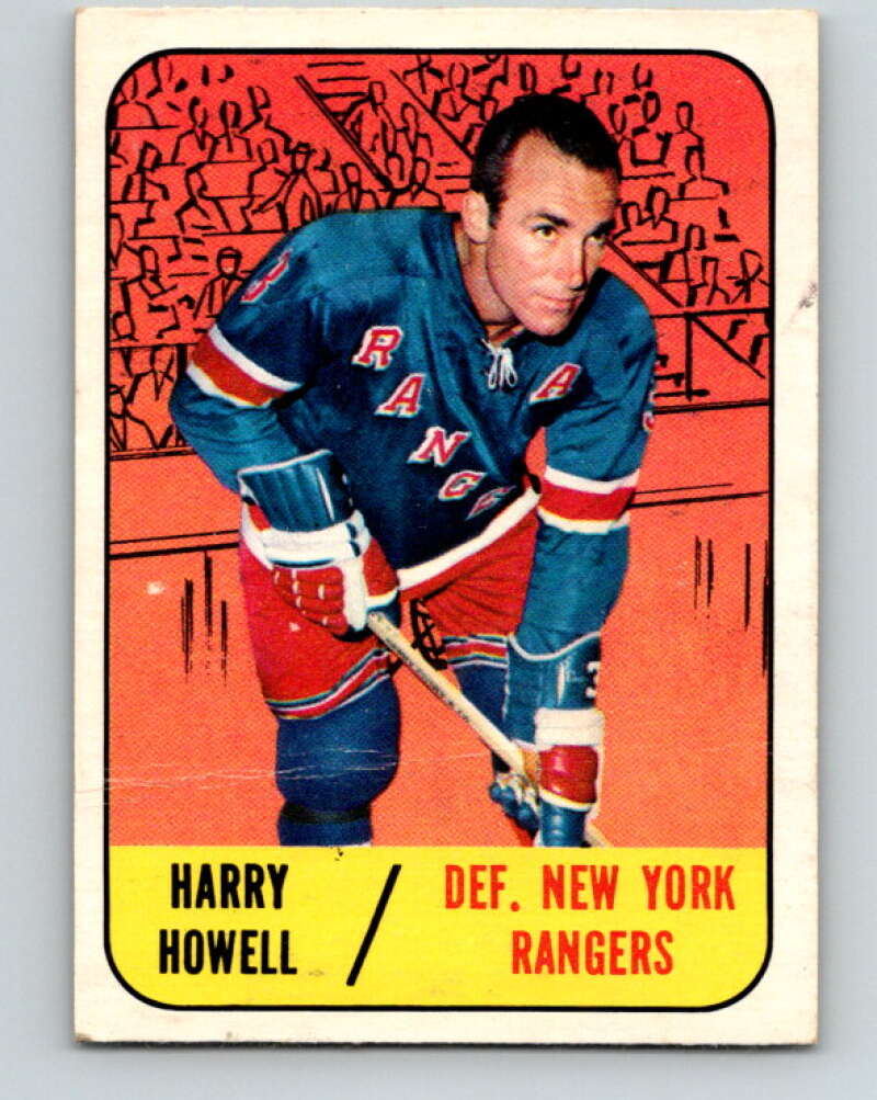 1967-68 Topps #84 Harry Howell New York Rangers V849