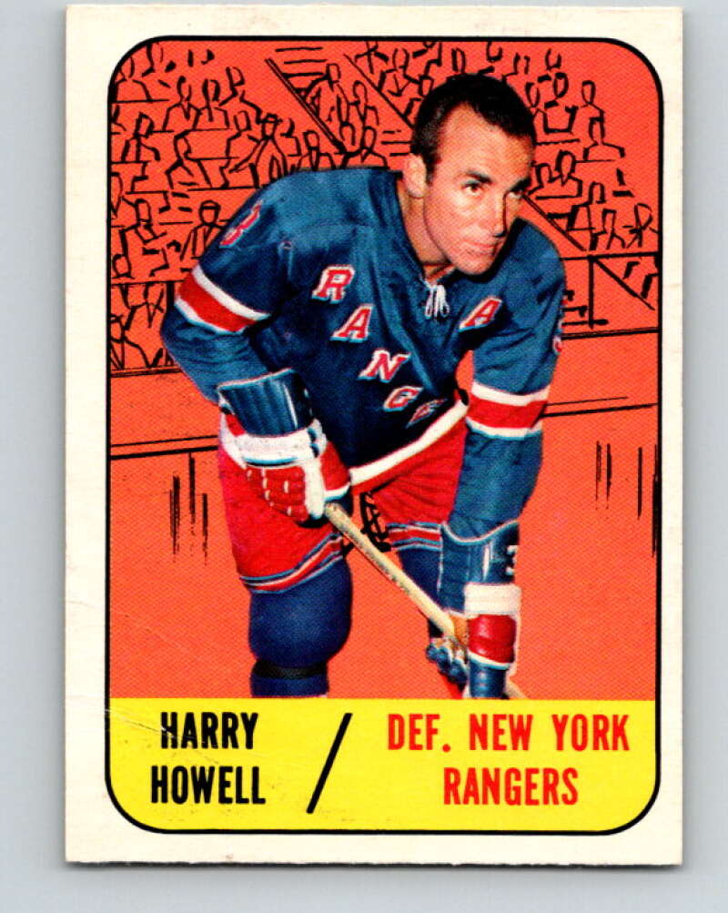 1967-68 Topps #84 Harry Howell New York Rangers V850