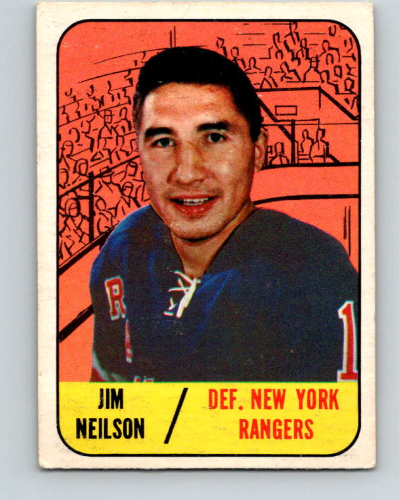 1967-68 Topps #91 Jim Neilson New York Rangers V859