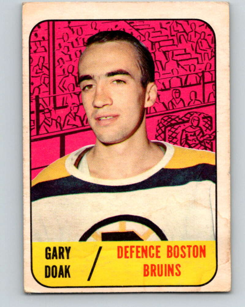 1967-68 Topps #97 Gary Doak RC Rookie Boston Bruins V865
