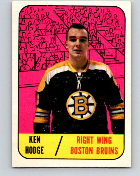 1967-68 Topps #98 Ken Hodge  Boston Bruins  V866