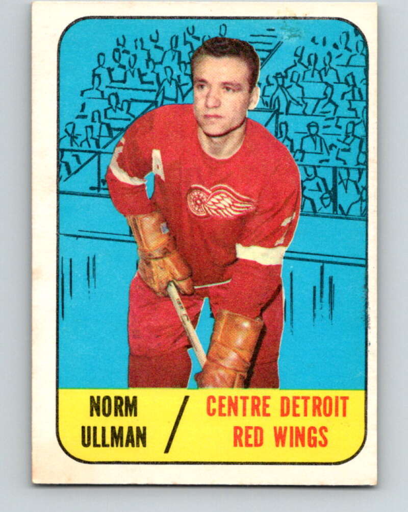 1967-68 Topps #101 Norm Ullman Detroit Red Wings V870