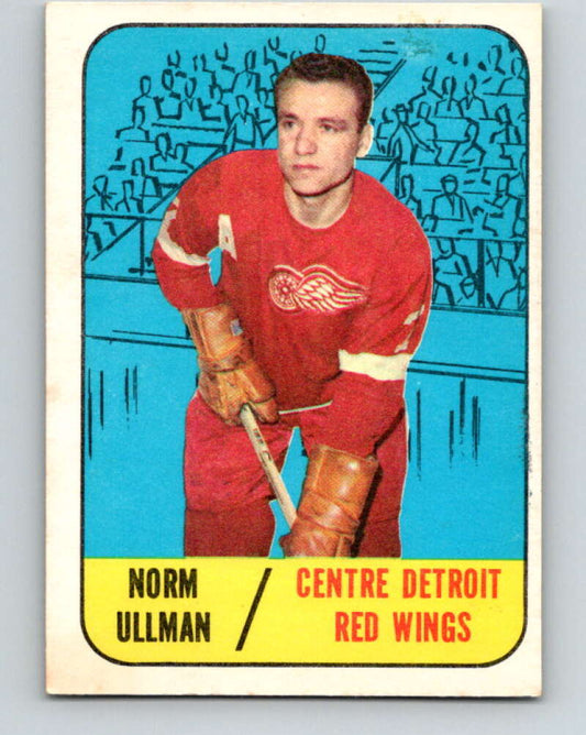 1967-68 Topps #101 Norm Ullman  Detroit Red Wings  V870