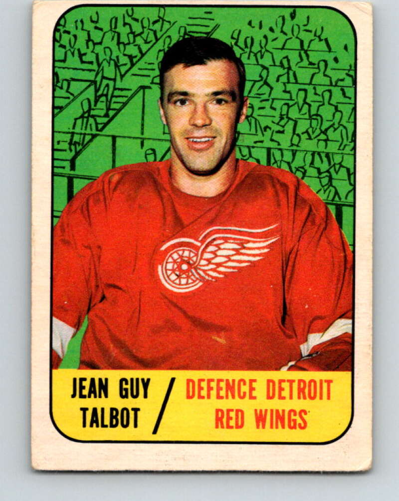 1967-68 Topps #104 Jean-Guy Talbot Detroit Red Wings V873