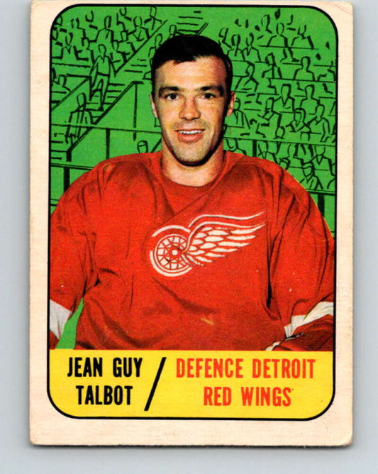 1967-68 Topps #104 Jean-Guy Talbot  Detroit Red Wings  V873