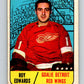 1967-68 Topps #106 Roy Edwards  RC Rookie Detroit Red Wings  V875