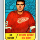 1967-68 Topps #107 Jim Watson  RC Rookie Detroit Red Wings  V877