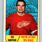 1967-68 Topps #108 Ted Hampson  Detroit Red Wings  V878