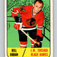 1967-68 Topps #109 Bill Orban  RC Rookie Chicago Blackhawks  V879