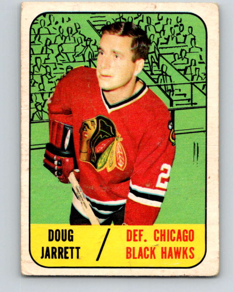 1967-68 Topps #112 Doug Jarrett Chicago Blackhawks V884