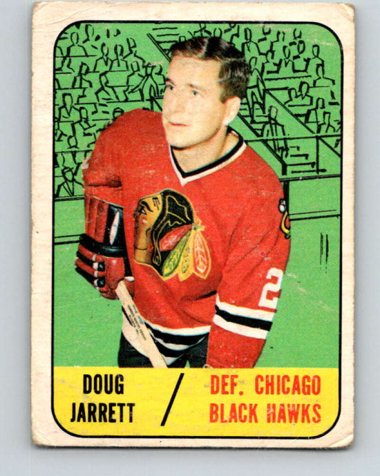 1967-68 Topps #112 Doug Jarrett  Chicago Blackhawks  V885