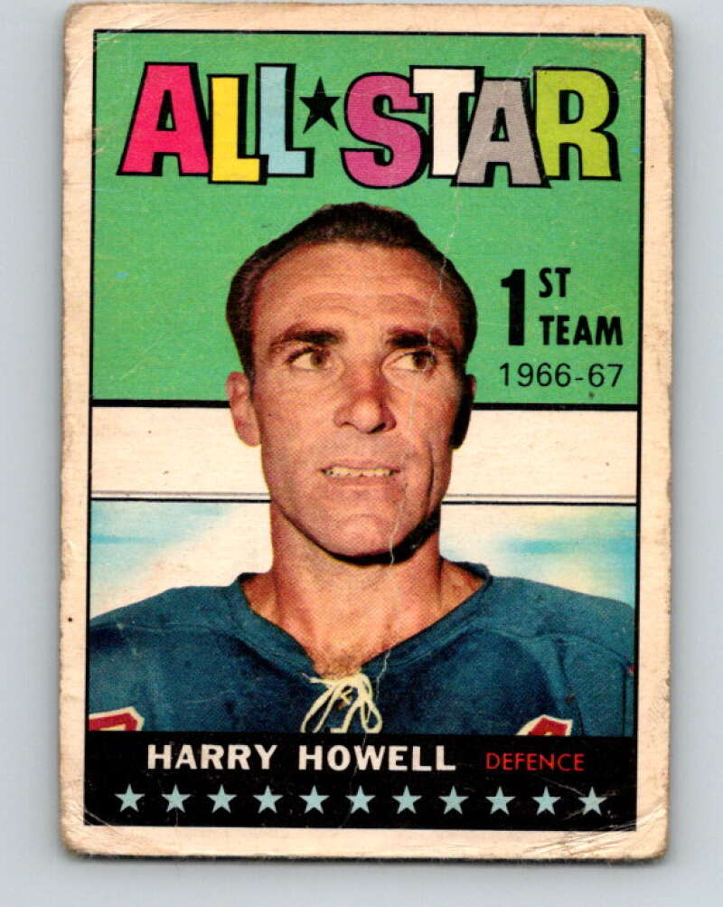 1967-68 Topps #121 Harry Howell AS New York Rangers V895
