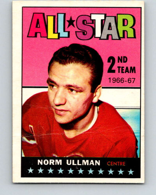 1967-68 Topps #132 Norm Ullman AS  Detroit Red Wings  V903