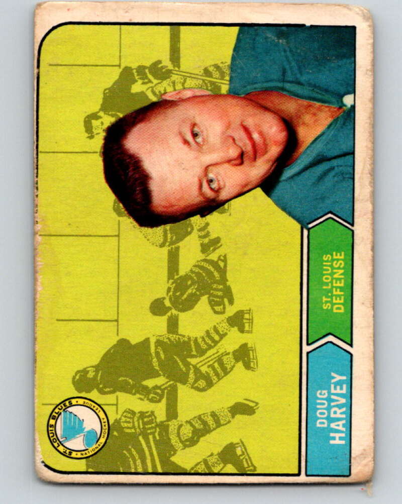 1968-69 O-Pee-Chee #1 Doug Harvey St. Louis Blues V904