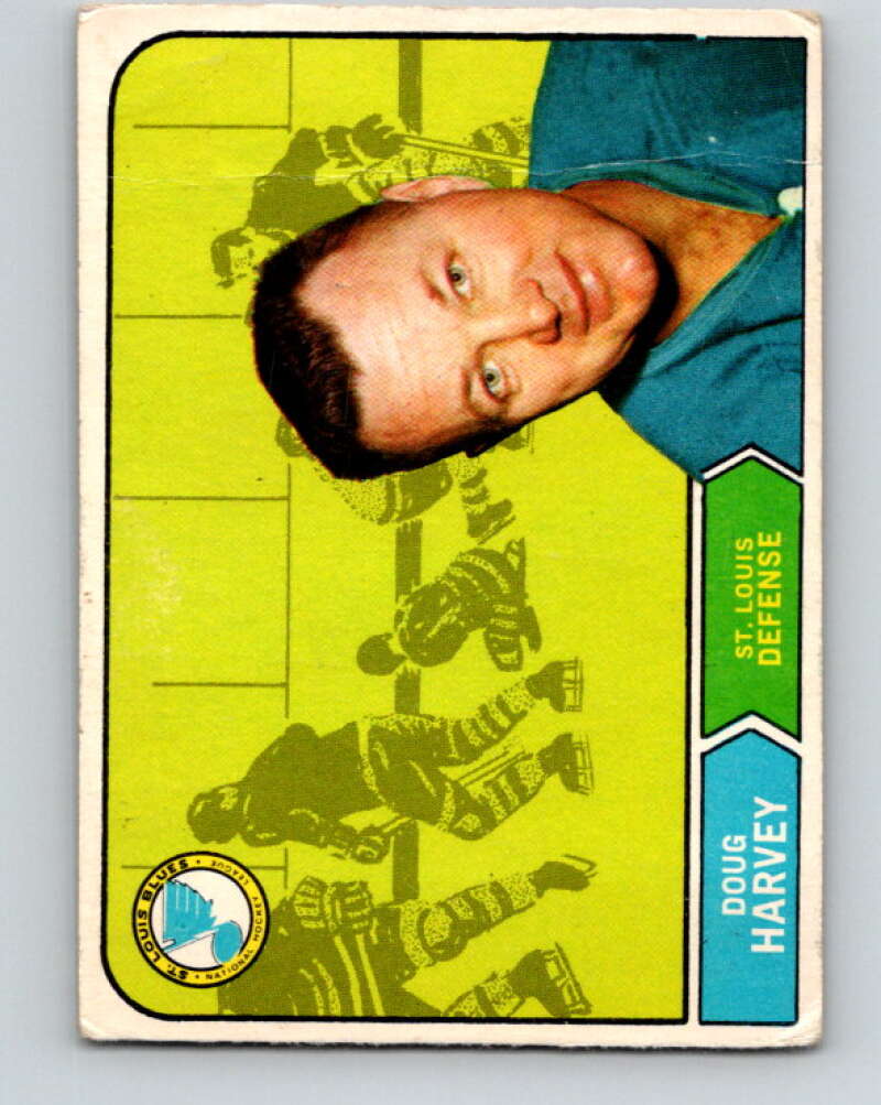 1968-69 O-Pee-Chee #1 Doug Harvey St. Louis Blues V905
