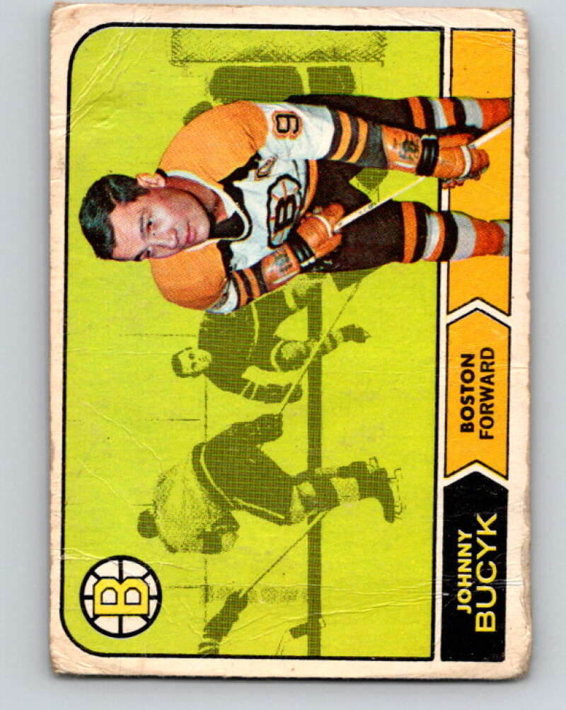 1968-69 O-Pee-Chee #5 Johnny Bucyk Boston Bruins V909