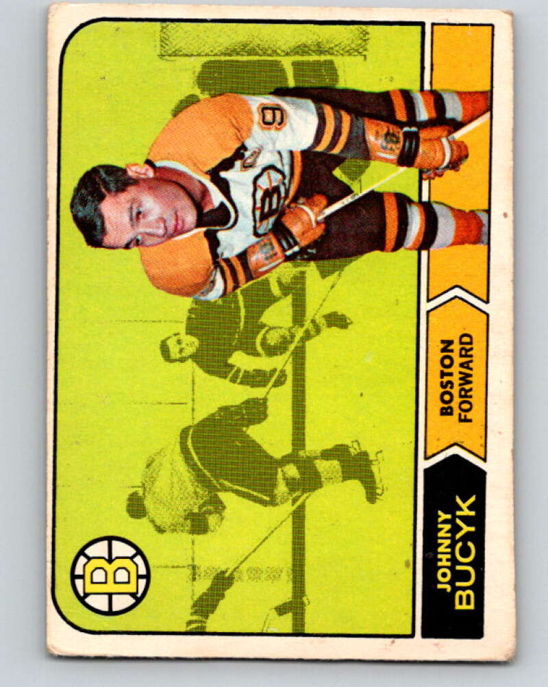 1968-69 O-Pee-Chee #5 Johnny Bucyk Boston Bruins V910
