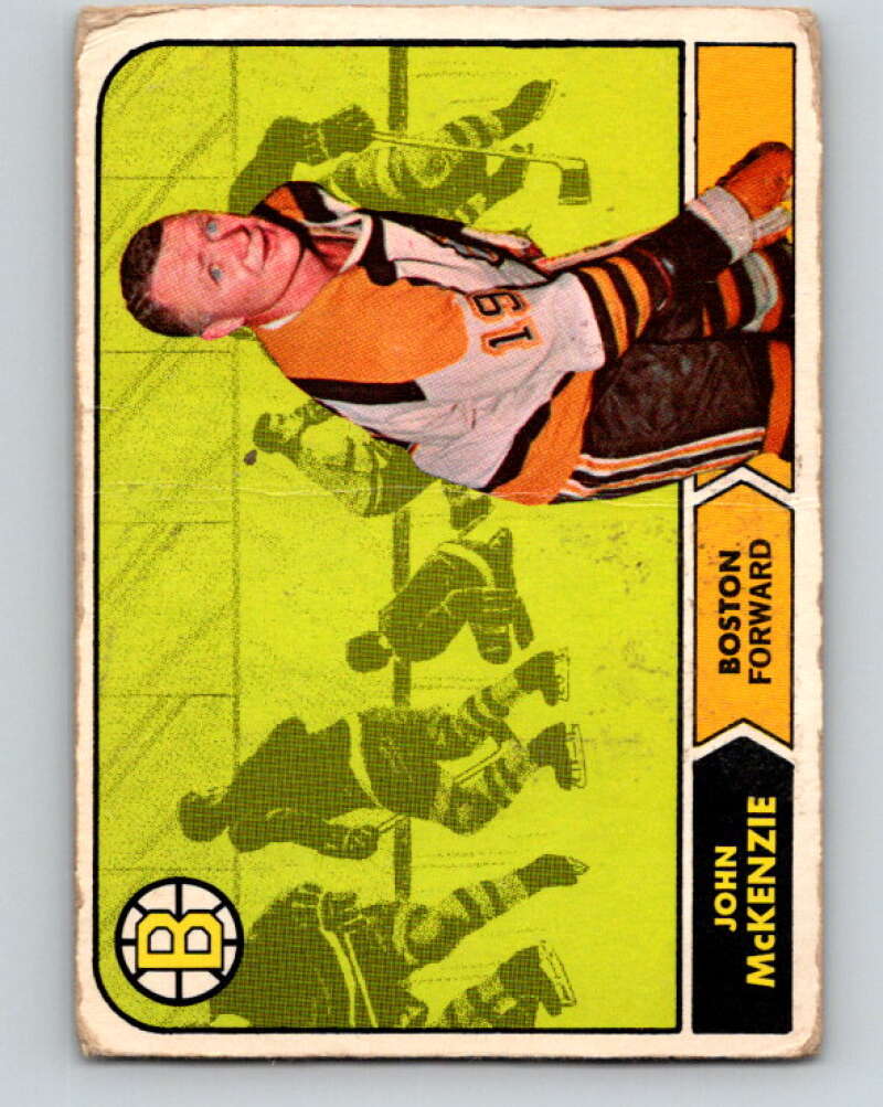 1968-69 O-Pee-Chee #9 John McKenzie Boston Bruins V913