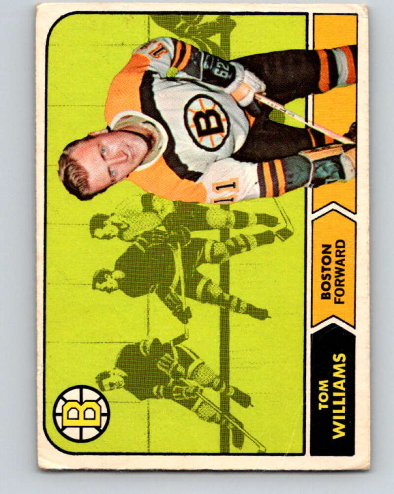 1968-69 O-Pee-Chee #11 Tom Williams Boston Bruins V915