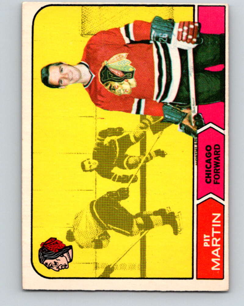 1968-69 O-Pee-Chee #18 Pit Martin Chicago Blackhawks V926
