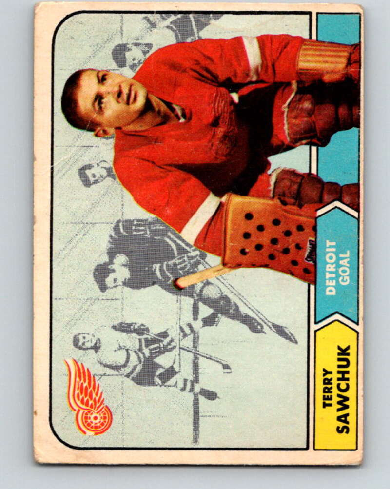 1968-69 O-Pee-Chee #33 Pete Stemkowski Detroit Red Wings V943