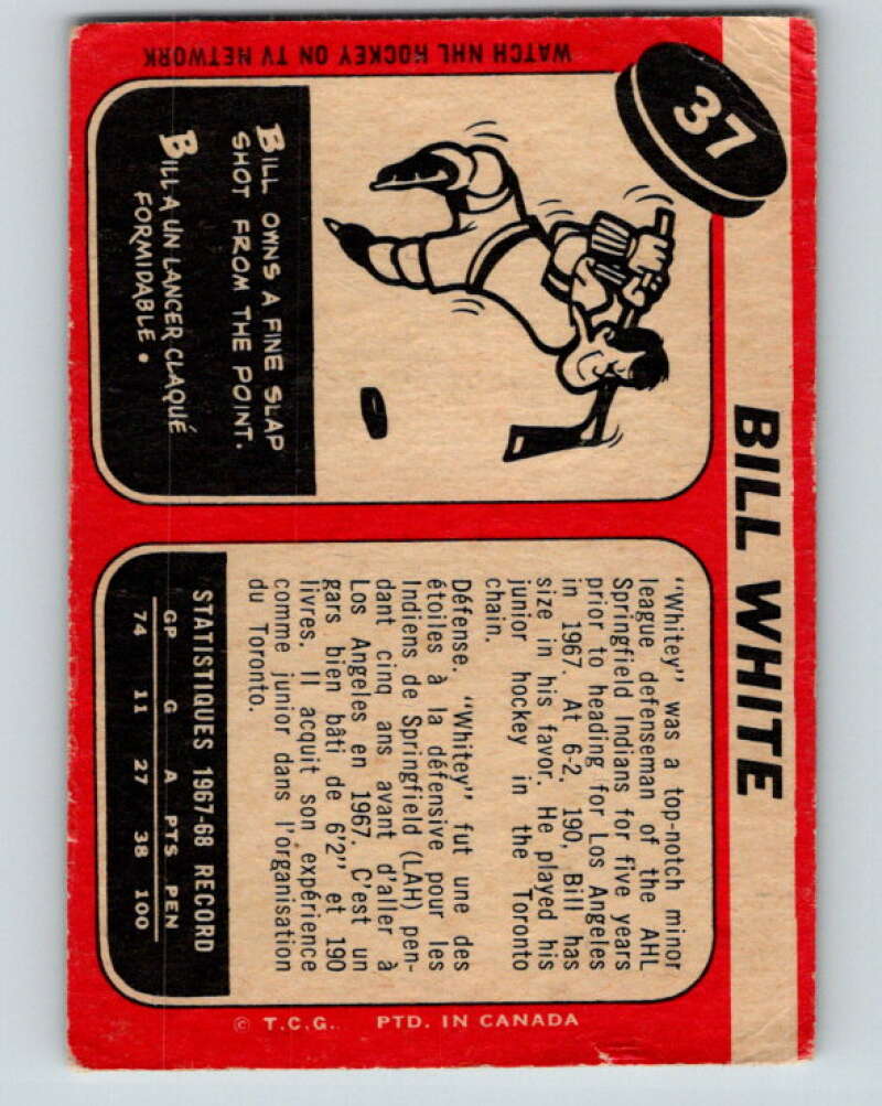 1968-69 O-Pee-Chee #36 Real Lemieux RC Rookie Los Angeles Kings V946
