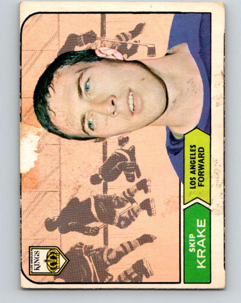 1968-69 O-Pee-Chee #43 Skip Krake UER Los Angeles Kings V955