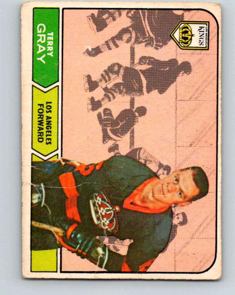 1968-69 O-Pee-Chee #44 Terry Gray Los Angeles Kings V956