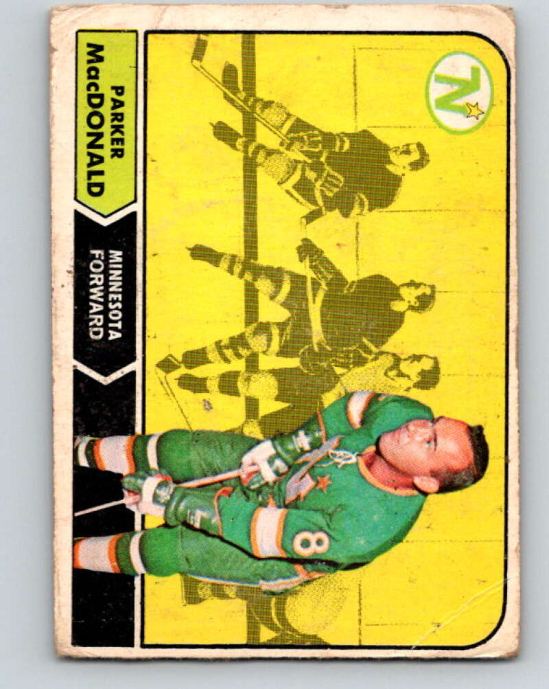 1968-69 O-Pee-Chee #55 Parker MacDonald Minnesota North Stars V972