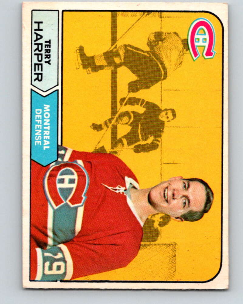 1968-69 O-Pee-Chee #57 Terry Harper Montreal Canadiens V975