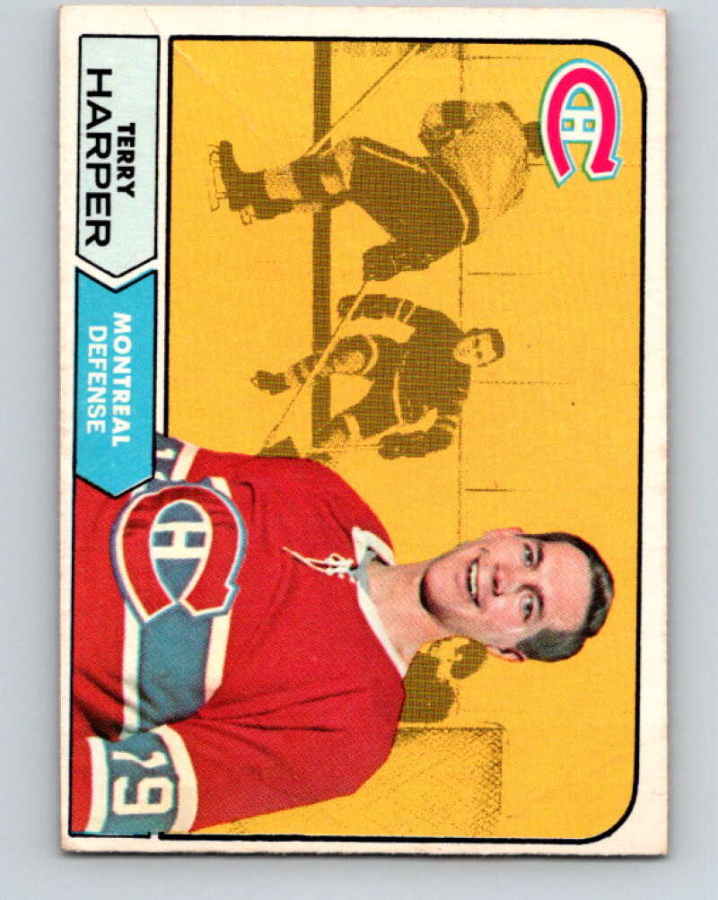 1968-69 O-Pee-Chee #57 Terry Harper Montreal Canadiens V976