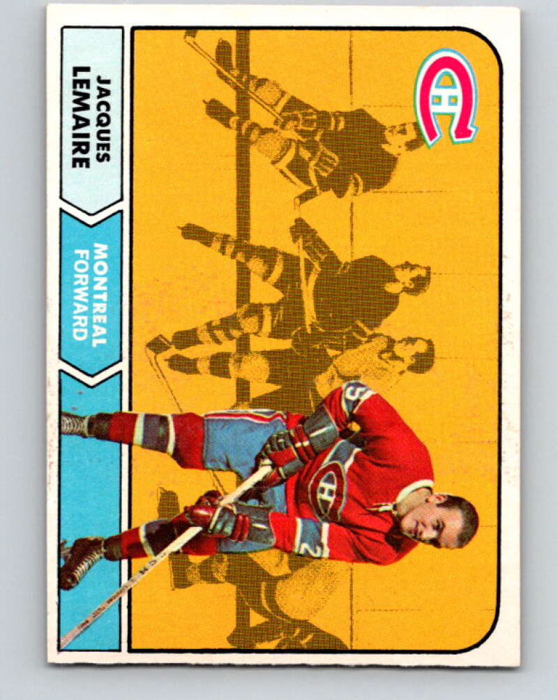 1968-69 O-Pee-Chee #63 Jacques Lemaire Montreal Canadiens V983
