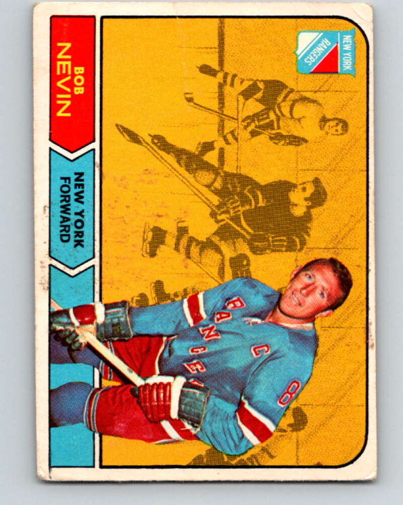 1968-69 O-Pee-Chee #76 Bob Nevin New York Rangers V1000