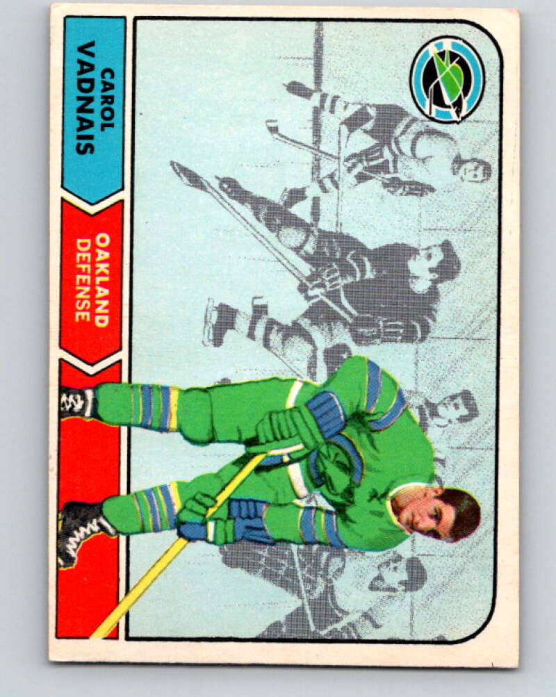 1968-69 O-Pee-Chee #81 Carol Vadnais Oakland Seals V1007