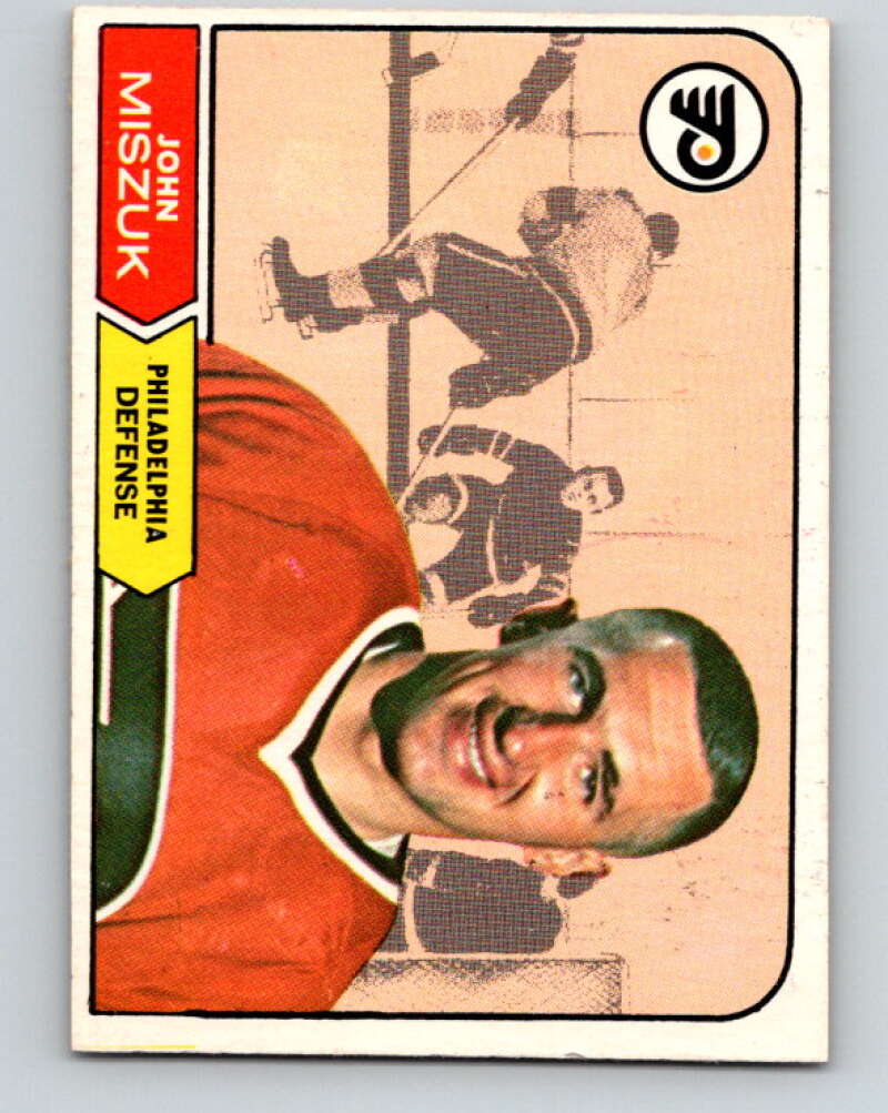 1968-69 O-Pee-Chee #93 John Miszuk RC Rookie Philadelphia Flyers V1024