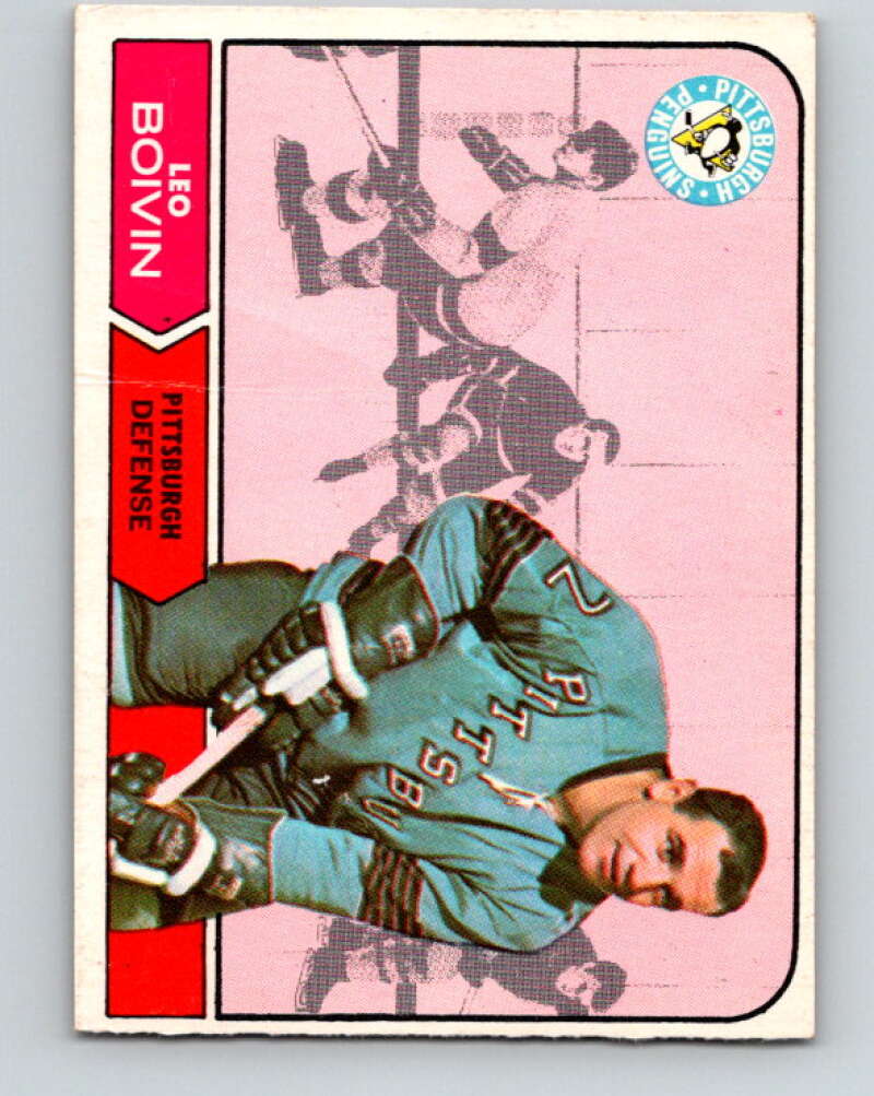 1968-69 O-Pee-Chee #101 Leo Boivin Pittsburgh Penguins V1035