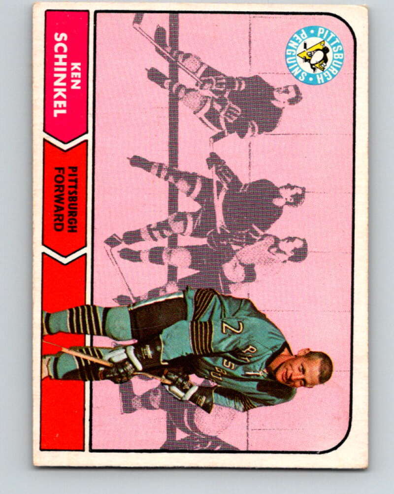 1968-69 O-Pee-Chee #106 Ken Schinkel Pittsburgh Penguins V1045