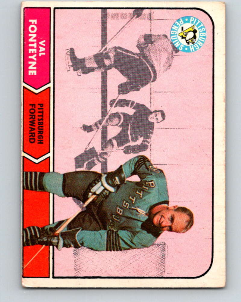 1968-69 O-Pee-Chee #109 Val Fonteyne Pittsburgh Penguins V1049