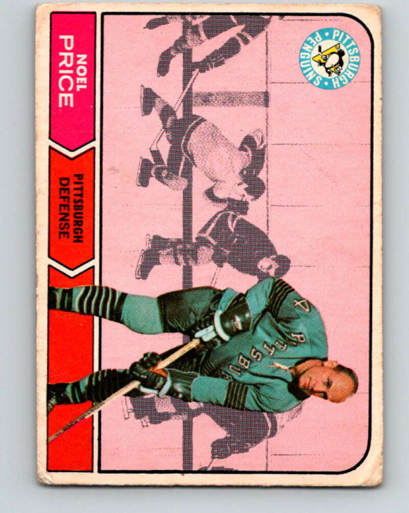1968-69 O-Pee-Chee #110 Noel Price Pittsburgh Penguins V1051
