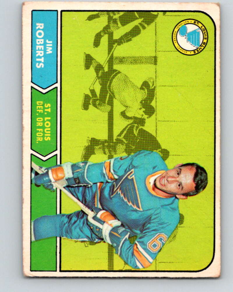 1968-69 O-Pee-Chee #113 Jim Roberts St. Louis Blues V1055