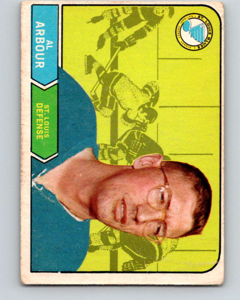 1968-69 O-Pee-Chee #128 Al Arbour St. Louis Blues V1069