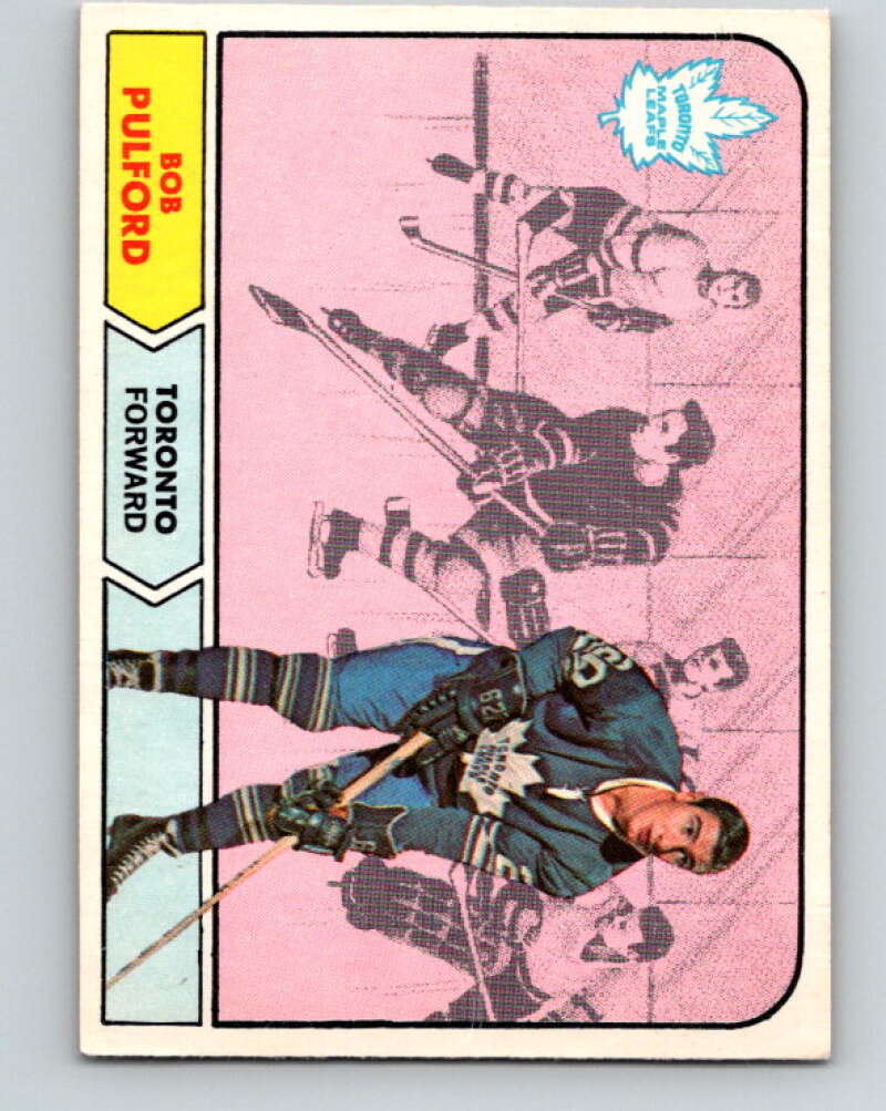 1968-69 O-Pee-Chee #129 Bob Pulford Toronto Maple Leafs V1070